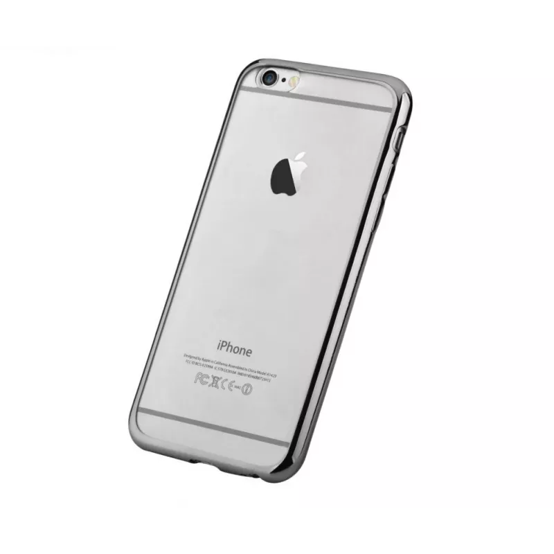 Devia Glitter soft puzdro pre Apple iPhone 7 / iPhone 8 / iPhone SE (2020) / iPhone SE (2022) - strieborné