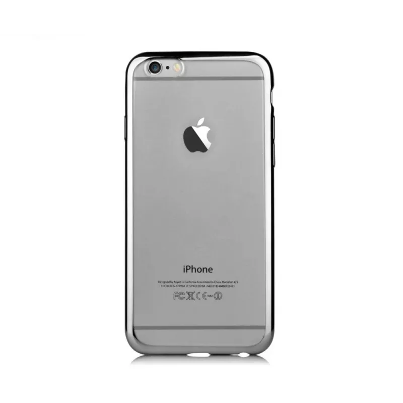 Devia Glitter soft puzdro pre Apple iPhone 7 / iPhone 8 / iPhone SE (2020) / iPhone SE (2022) - strieborné