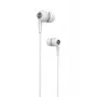 Devia Kintone káblové slúchadlá s 3,5 mm jack konektorom, biela
