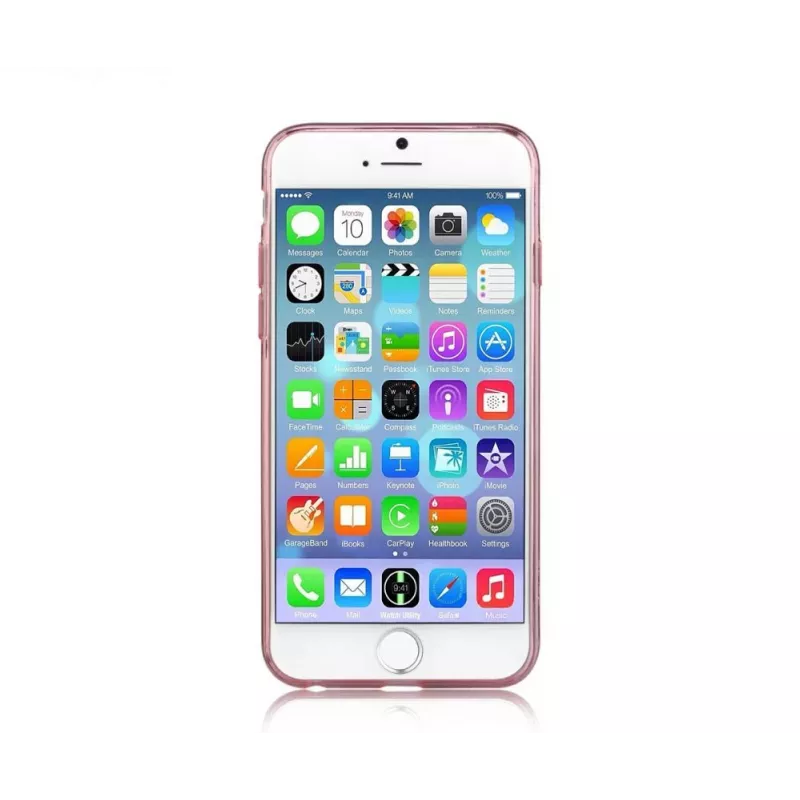 Devia Naked Series Ultra-Thin Translucent Matte zadný kryt pre Apple iPhone 7 / 8 - Rose Gold
