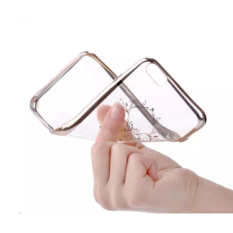 Devia Samsung Galaxy S8 Plus Crystal Iris soft puzdro šampanské zlaté