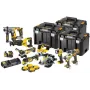 DEWALT 18V XR kombi sada 10-dielna - 4x5Ah