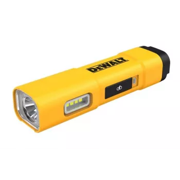 DEWALT BD-DCL183 LED baterka 1300 lúmenov, IPX4 ochrana proti striekajúcej vode, letecký hliník, čierna