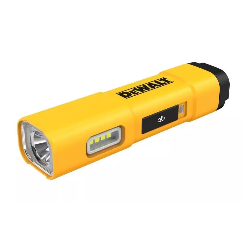 DEWALT BD-DCL183 LED baterka 1300 lúmenov, IPX4 ochrana proti striekajúcej vode, letecký hliník, čierna