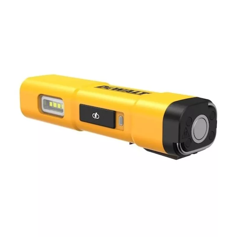DEWALT BD-DCL183 LED baterka 1300 lúmenov, IPX4 ochrana proti striekajúcej vode, letecký hliník, čierna