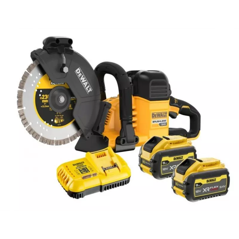 DEWALT DCS691X2-QW 230 mm akumulátorová kotúčová píla 54V XR FLEXVOLT (2x9.0Ah)
