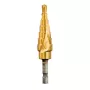 DEWALT DT5027-QZ HSS stupňovitý vrták 4-12 mm, 9 stupňov, TiN povlak, šesťhranná stopka
