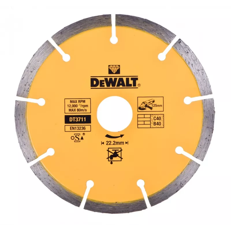 DEWALT DWE46107 125 mm uhlová brúska s krytom na ochranu proti prachu 1400 W