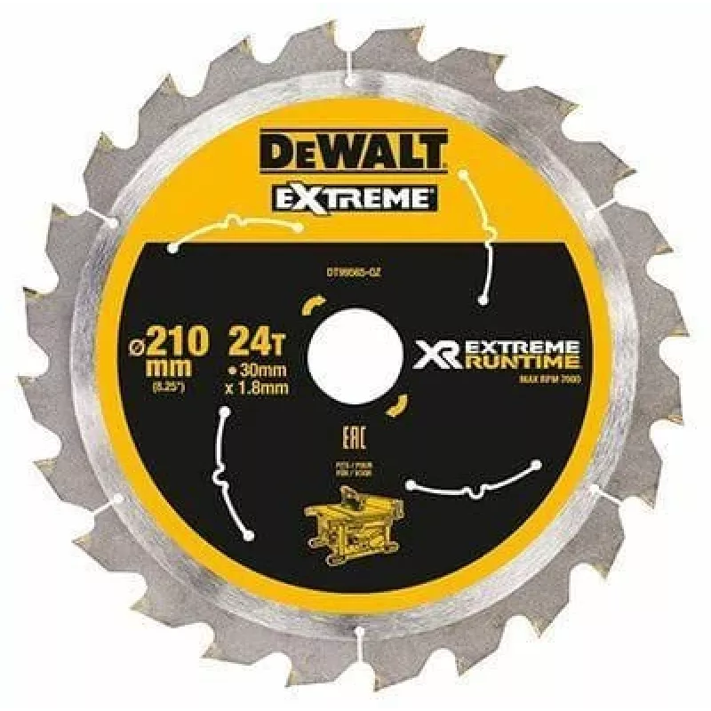 DEWALT Xtreme Runtime 210mm x 30mm 36T kotúč píly