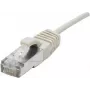 Dexlan Cat. 6A S/FTP (PiMF) Ultra-Thin bezhalogénový patch kábel, sivá, 0,3 m 858700