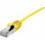 Dexlan Cat. 6A S/FTP (PiMF) Ultra tenký bezhalogénový komutačný kábel s ochranou západky, žltá, 10 m 858713