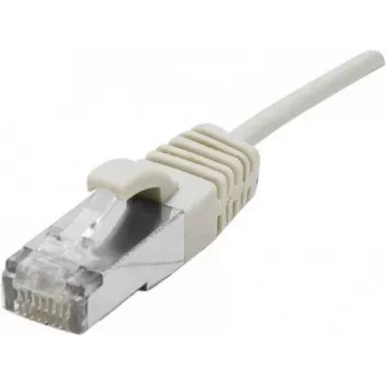 Dexlan Cat. 6A S/FTP (PiMf) ultra tenký LSZH patch kábel, 0,5 m, sivá 858701