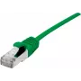 Dexlan Cat. 6A S/FTP (PiMF) Ultratenký bezhalogénový patch kábel s ochranou západky, zelená, 10,0 m 858720