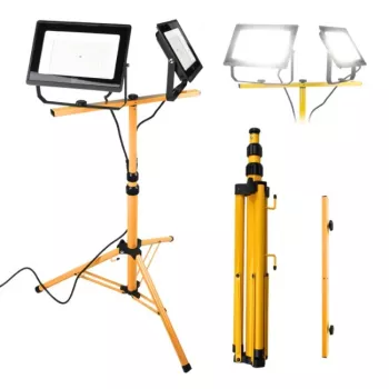 DH Line H200 halogénový stavebný reflektor 200W teplá biela IP44