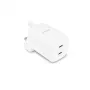 DICOTA 2-port GaN USB-C nástenná nabíjačka 100W biela
