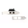 DIGITUS 2-portová Gigabit Ethernet sieťová karta, RJ45, PCI Express, čipset Intel I210-AT (DN-1013-2)