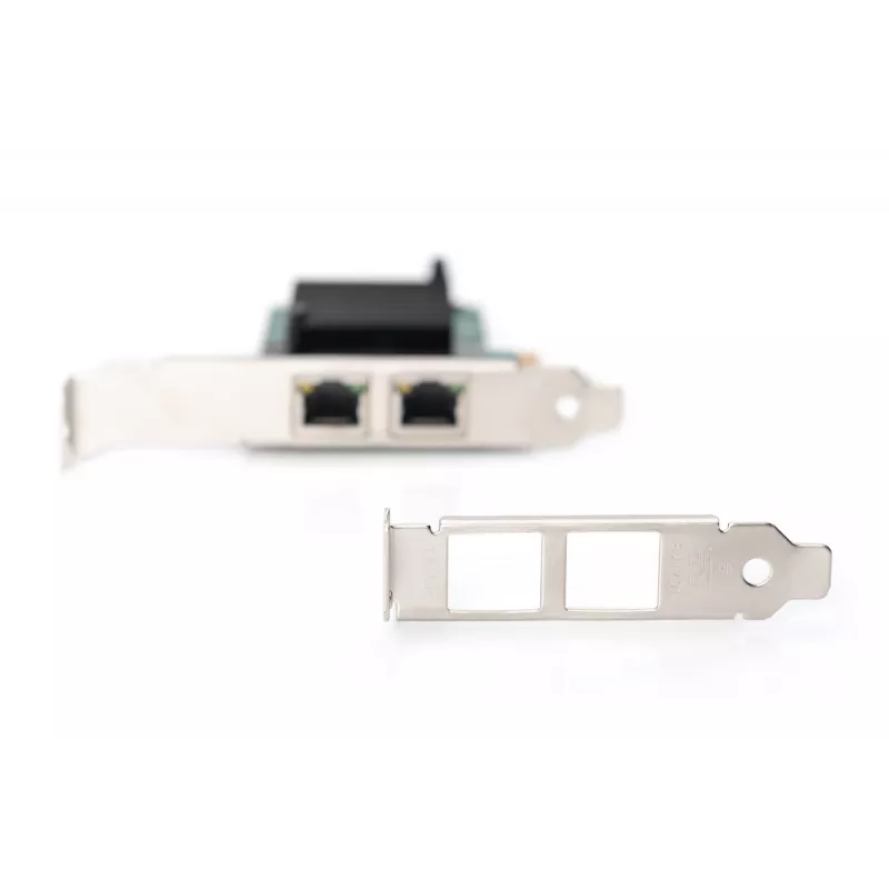 DIGITUS 2-portová Gigabit Ethernet sieťová karta, RJ45, PCI Express, čipset Intel I210-AT (DN-1013-2)
