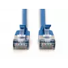 DIGITUS CAT 6A F/FTP Slim patch kábel, 1 m, modrý, 10 ks, LSZH, RJ45