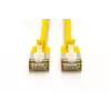 DIGITUS DK-1632-A-020S-Y-10 CAT 6A F/FTP tenký prepojovací kábel (10 ks), 2 m, LSZH, meď, 10 Gbps, žltý