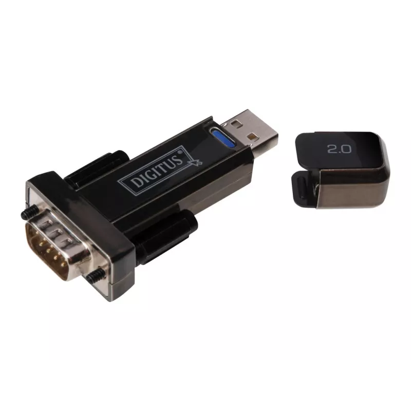 DIGITUS DA-70156 USB 2.0 na RS232 sériový adaptér, 1,5 m, čierny