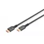 Digitus DisplayPort 2.1 prepojovací kábel, 16K, 80 Gbps, 2 m, Čierny