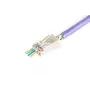 DIGITUS RJ45 (8P8C) priechodný konektor samec, Cat.6, tienený, AWG 26-24, balenie 100 ks