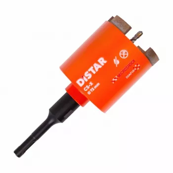 DISTAR diamantový jadrový vrták CS-X 72 x 70 mm M16 s adaptérom SDS+