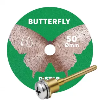 DISTAR diamantový rezací kotúč BUTTERFLY 50 x 0.6 x 5.8/3.2-3.0F s upínacou objímkou