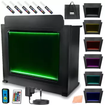 DJ Table XL BK pultový stojan s osvetlením