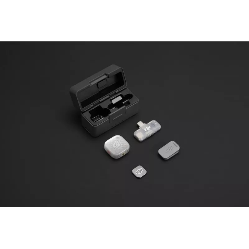 DJI Mic Mini 2S bezdrôtový mikrofónový systém (1 vysielač + 1 mobilný prijímač + nabíjacie puzdro)