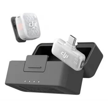 DJI Mic Mini 2S bezdrôtový mikrofónový systém (1 vysielač + 1 mobilný prijímač + nabíjacie puzdro)