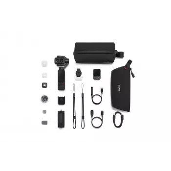 DJI Osmo Pocket 4P Vlog Combo 4K kamera, čierna