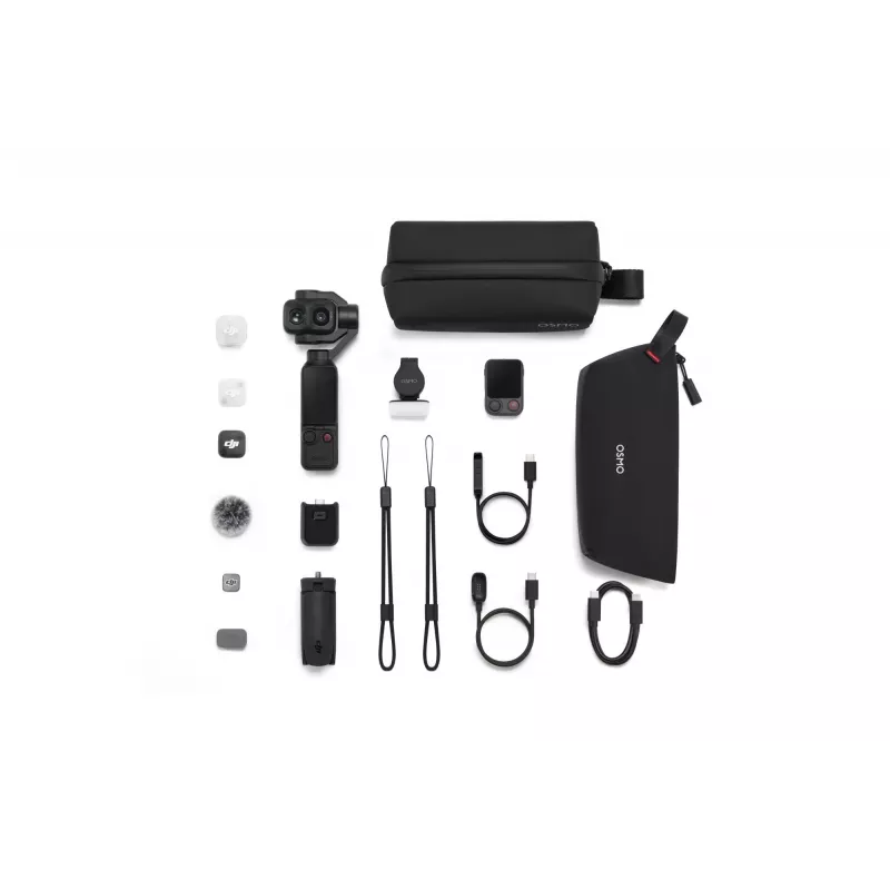 DJI Osmo Pocket 4P Vlog Combo 4K kamera, čierna