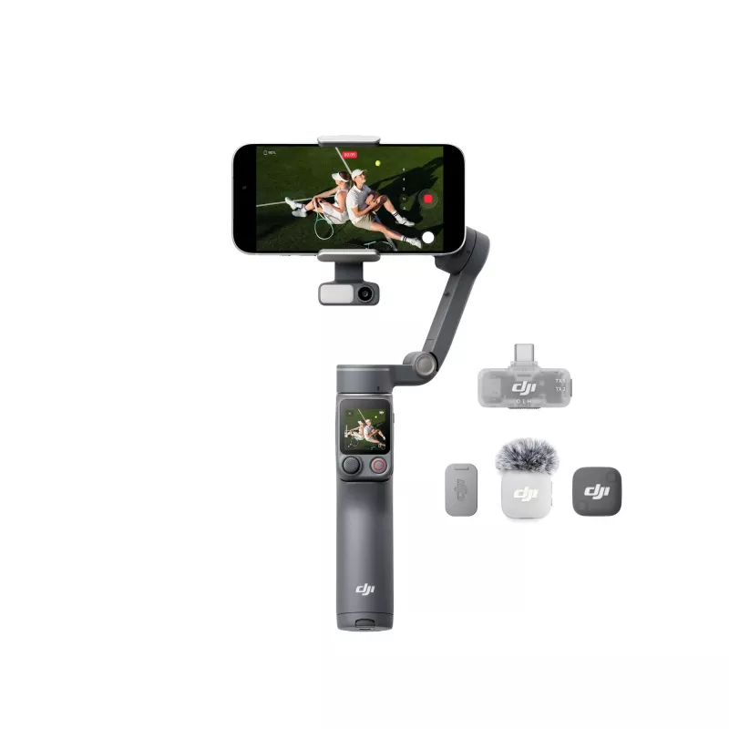 DJI Osmo Mobile 8P Creator Combo stabilizátor pre smartfón čierny