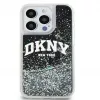 DKNY Apple iPhone 15 Pro 6,1 palca hardcase Liquid Glitter Big Logo čierna