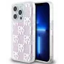 DKNY Apple iPhone 15 Pro 6,1 palca hardcase Liquid Glitter Multilogo ružová