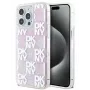 DKNY Apple iPhone 15 Pro Max 6,7 palca Hardcase Liquid Glitter Multilogo ružová