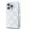 DKNY Apple iPhone 15 Pro Max 6,7 palca hardcase Liquid Glitter Multilogo biela