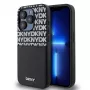 DKNY PU kožené puzdro s priehradkou na karty pre iPhone 14 Pro čierne