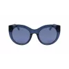 DKNY dámske slnečné okuliare butterfly DK517S-400 modrý acetát sivé gradientové sklo 52 mm