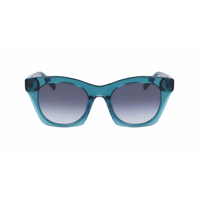 DKNY dámske slnečné okuliare DK541S-430 havannový acetátový rám hnedé gradientové sklá 51 mm