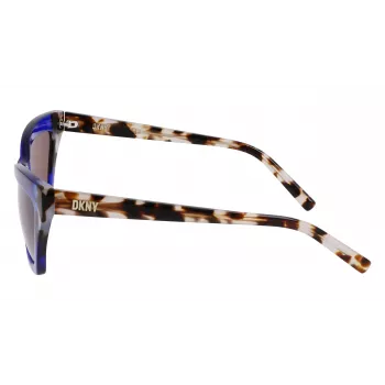 DKNY dámske slnečné okuliare DK547S5516425 - Havana acetátový rám, hnedé gradientové sklá, 55 mm
