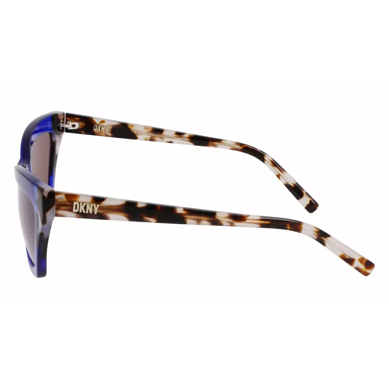 DKNY dámske slnečné okuliare DK547S5516425 - Havana acetátový rám, hnedé gradientové sklá, 55 mm