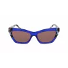 DKNY dámske slnečné okuliare DK547S5516425 - Havana acetátový rám, hnedé gradientové sklá, 55 mm