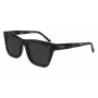 DKNY dámske hranaté slnečné okuliare DK529S-001 – čierny rám, sivé sklá, 53 mm