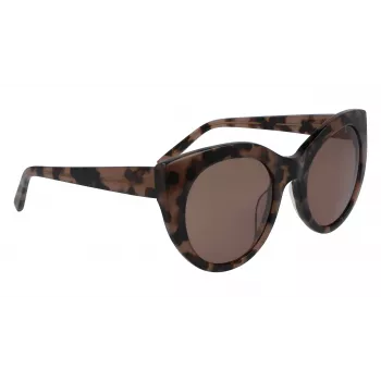 DKNY dámske slnečné okuliare DK517S-230 Havana hnedé obdĺžnikové 52 mm