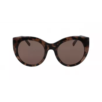 DKNY dámske slnečné okuliare DK517S-230 Havana hnedé obdĺžnikové 52 mm