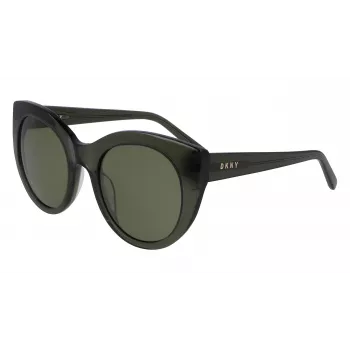DKNY dámske slnečné okuliare DK517S-300 havana acetátový rám gradient hnedý polykarbonátové sklá 52mm