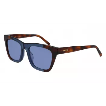 DKNY dámske slnečné okuliare DK529S-240 hnedá Havana acetátový rám hnedé gradientové sklá 53 mm