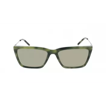 DKNY dámske slnečné okuliare DK709S305 - čierny acetátový rám, sivé polykarbonátové šošovky, šírka šošovky 55 mm